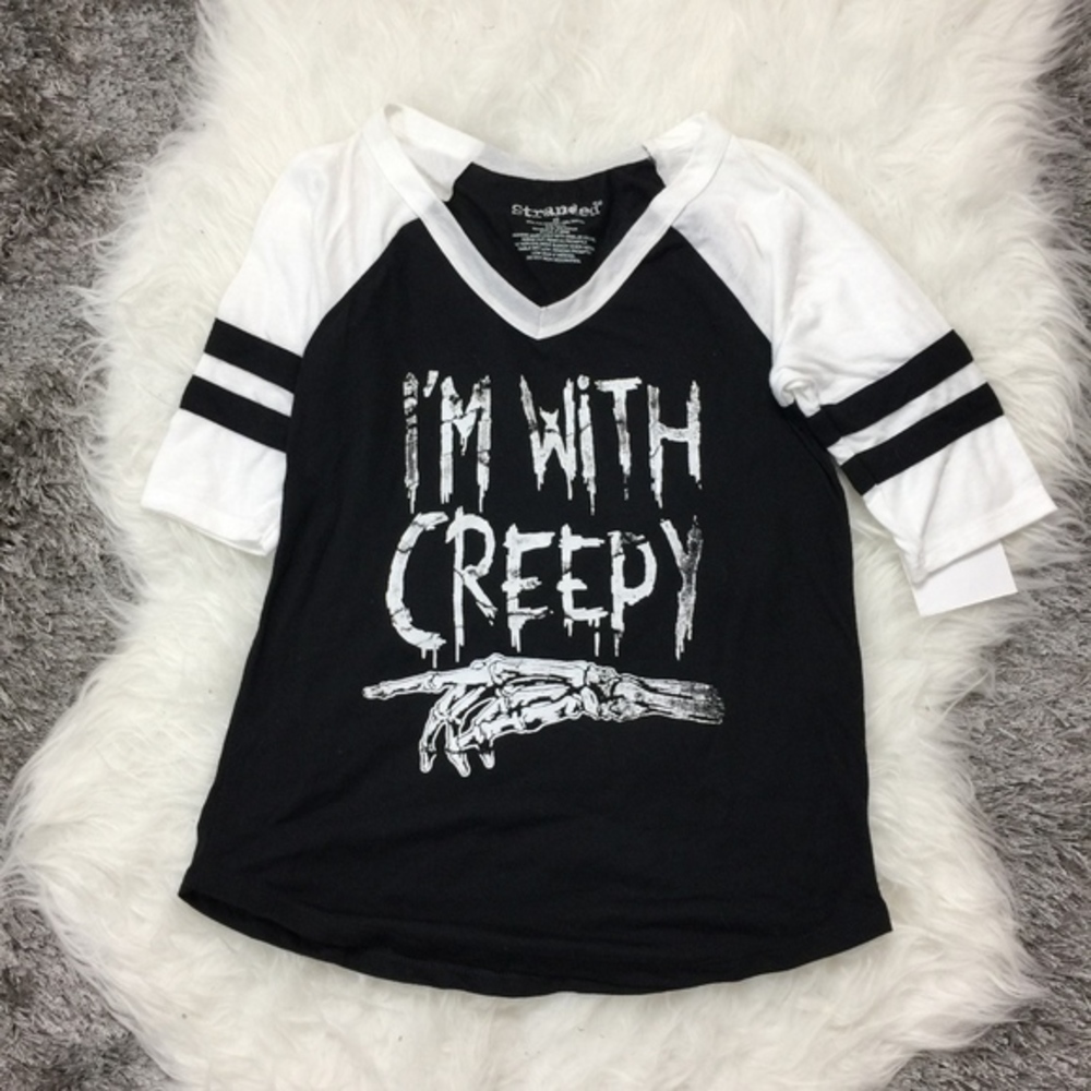Stranded I'm With Creepy T Shirt NWT